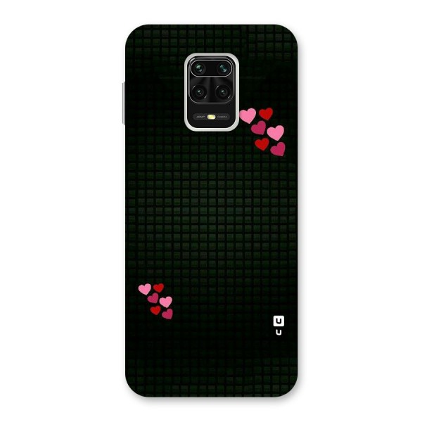 Square and Hearts Back Case for Redmi Note 9 Pro Max