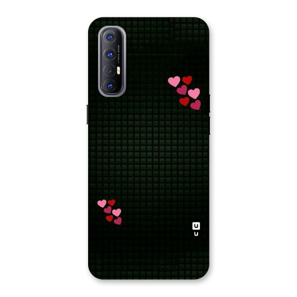 Square and Hearts Back Case for Reno3 Pro