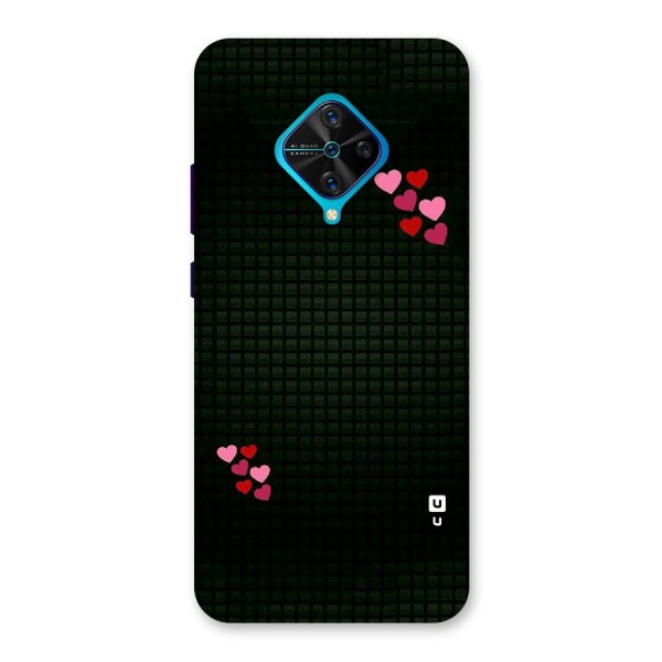 Square and Hearts Back Case for Vivo S1 Pro