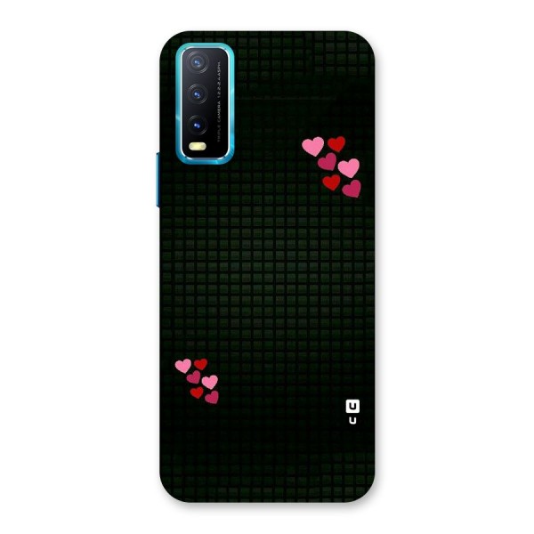 Square and Hearts Back Case for Vivo Y20