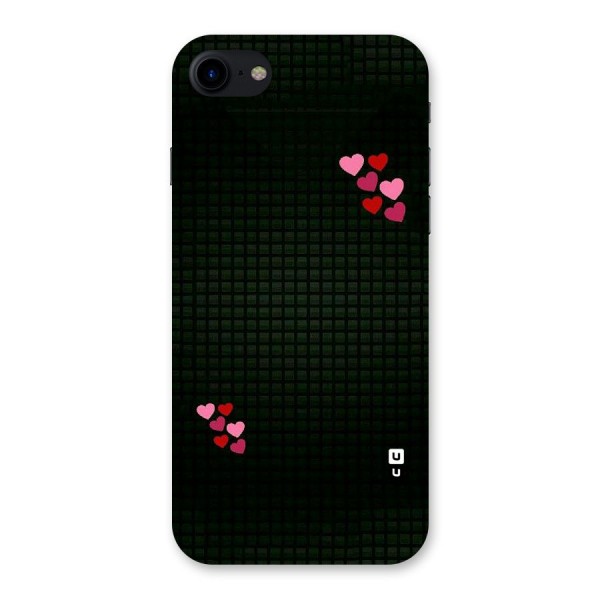 Square and Hearts Back Case for iPhone SE 2020