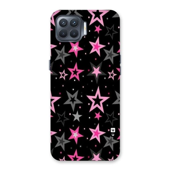 Star Outline Back Case for Oppo F17 Pro