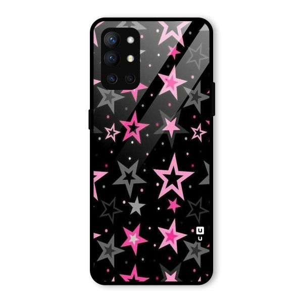 Star Outline Glass Back Case for OnePlus 9R
