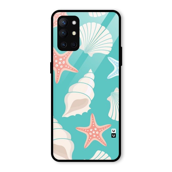 Starfish Sea Shell Glass Back Case for OnePlus 9R