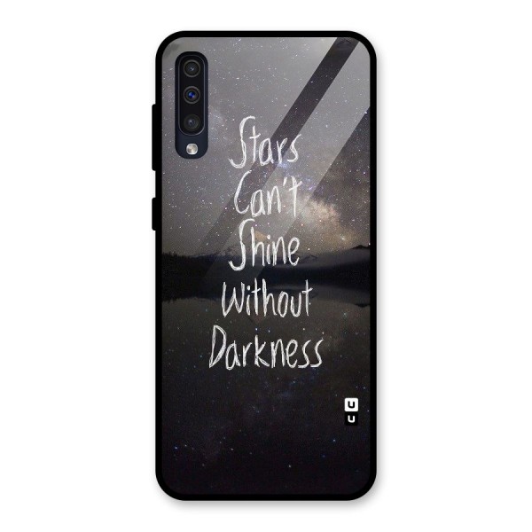 Stars Shine Glass Back Case for Galaxy A30s