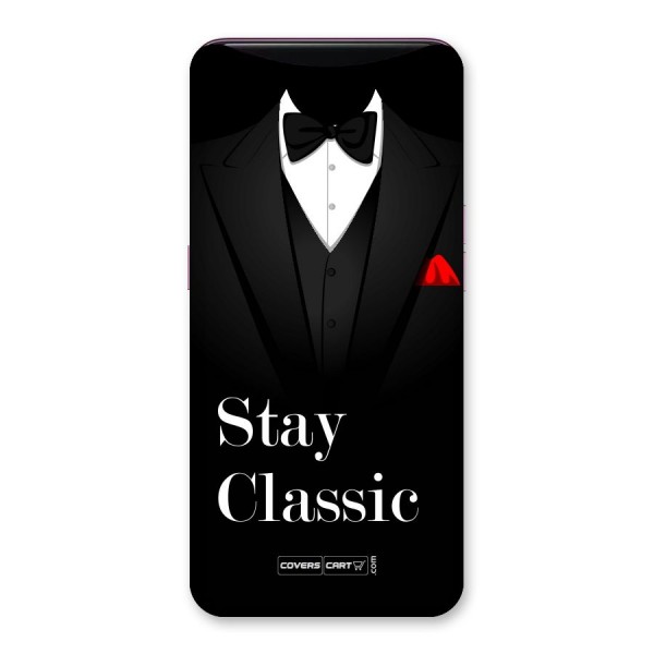 Stay Classic Back Case for Oppo Find X