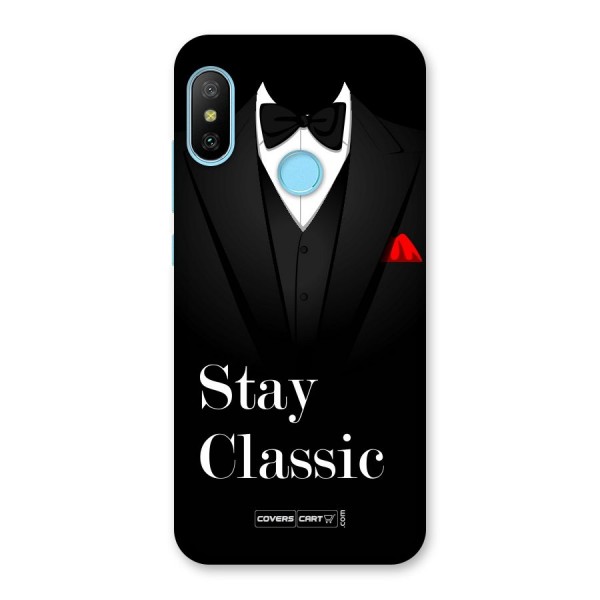 Stay Classic Back Case for Redmi 6 Pro