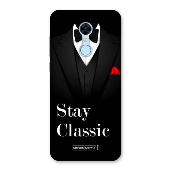Stay Classic Back Case for Redmi Note 5