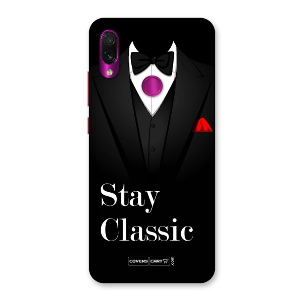 Stay Classic Back Case for Redmi Note 7 Pro