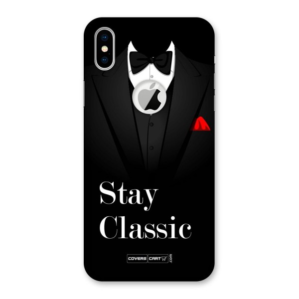 Stay Classic Back Case for iPhone XS Logo Cut