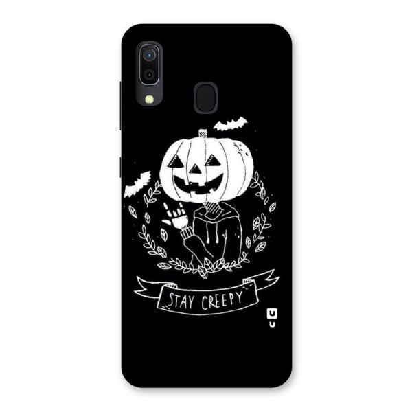 Stay Creepy Back Case for Galaxy A20