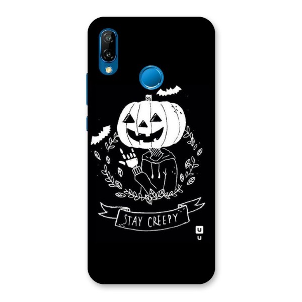 Stay Creepy Back Case for Huawei P20 Lite