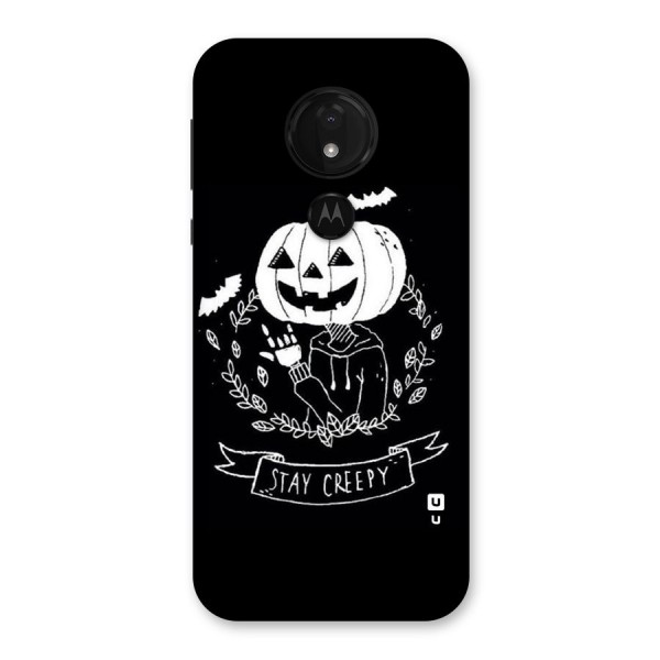 Stay Creepy Back Case for Moto G7 Power