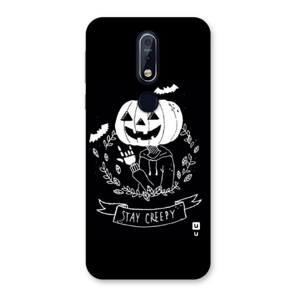 Stay Creepy Back Case for Nokia 7.1