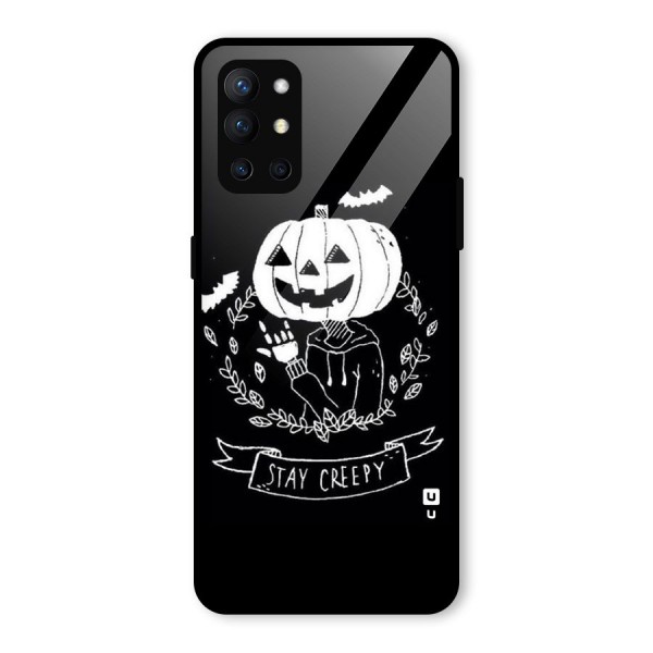 Stay Creepy Glass Back Case for OnePlus 9R