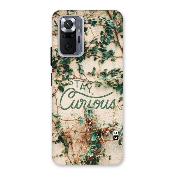Stay Curious Back Case for Redmi Note 10 Pro