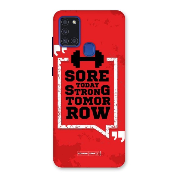 Stay Strong Back Case for Galaxy A21s