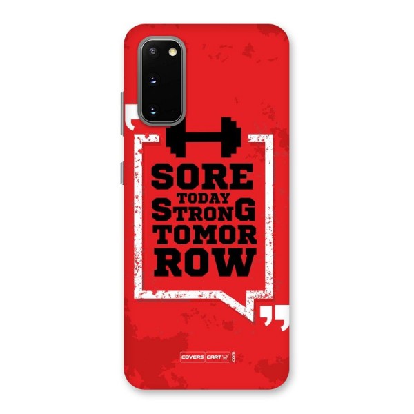 Stay Strong Back Case for Galaxy S20