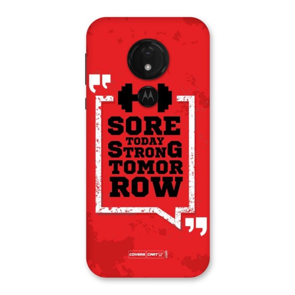 Stay Strong Back Case for Moto G7 Power