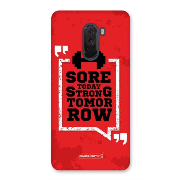 Stay Strong Back Case for Poco F1
