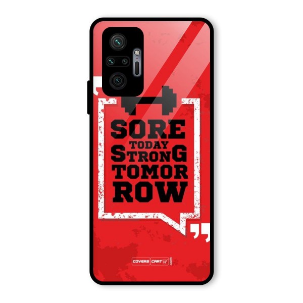 Stay Strong Glass Back Case for Redmi Note 10 Pro