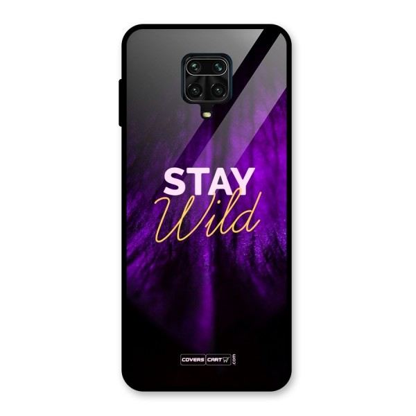 Stay Wild Glass Back Case for Redmi Note 9 Pro