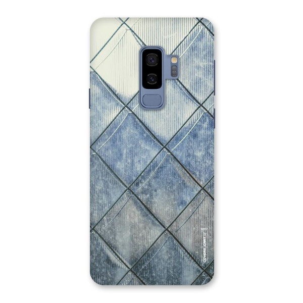 Steel Blue Pattern Back Case for Galaxy S9 Plus