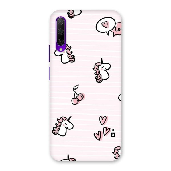 Strawberries And Unicorns Back Case for Honor 9X Pro