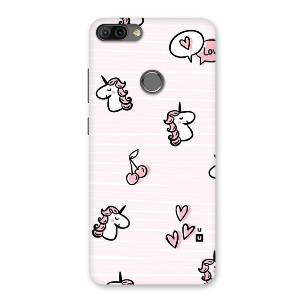 Strawberries And Unicorns Back Case for Infinix Hot 6 Pro
