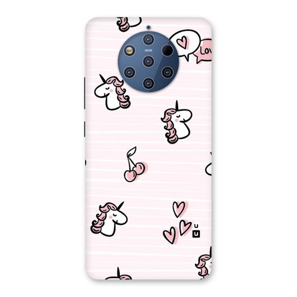 Strawberries And Unicorns Back Case for Nokia 9 PureView