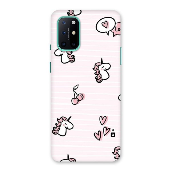 Strawberries And Unicorns Back Case for OnePlus 8T