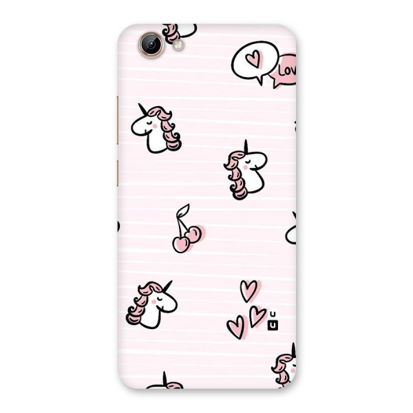 Strawberries And Unicorns Back Case for Vivo Y71
