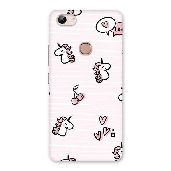 Strawberries And Unicorns Back Case for Vivo Y83