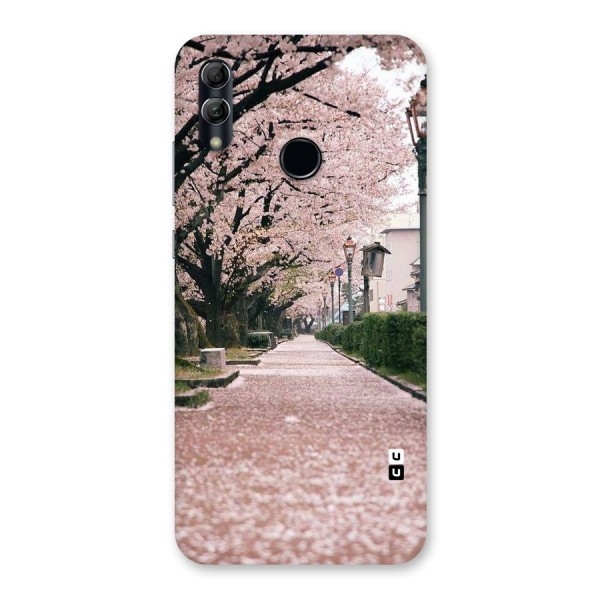 Street In Pink Flowers Back Case for Honor 10 Lite