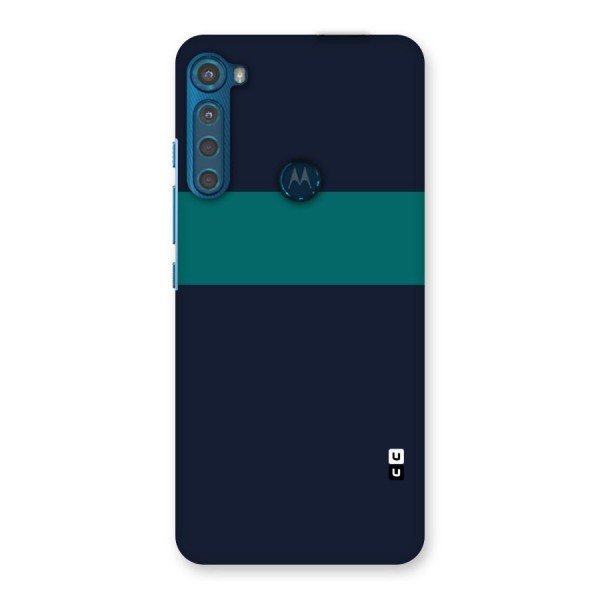 Stripe Block Back Case for Motorola One Fusion Plus