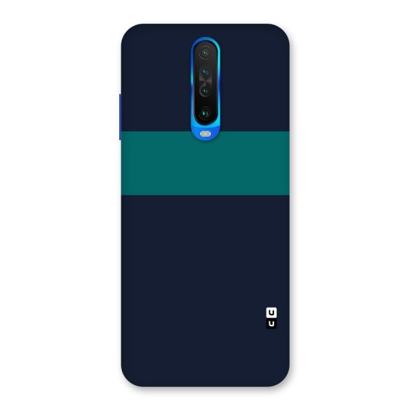 Stripe Block Back Case for Poco X2