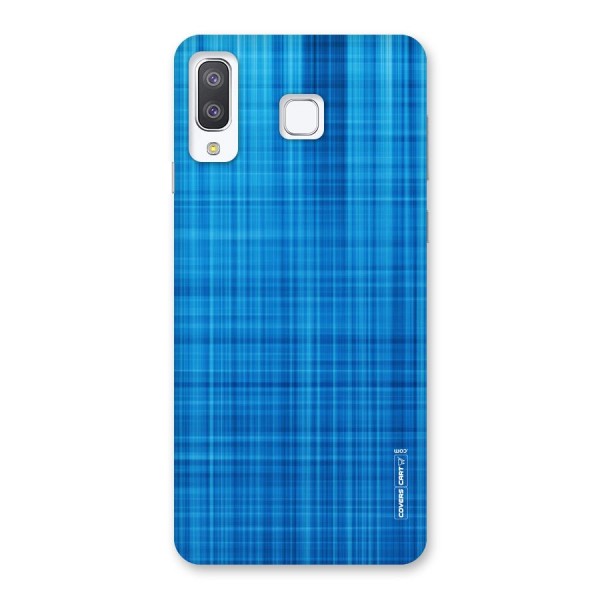 Stripe Blue Abstract Back Case for Galaxy A8 Star
