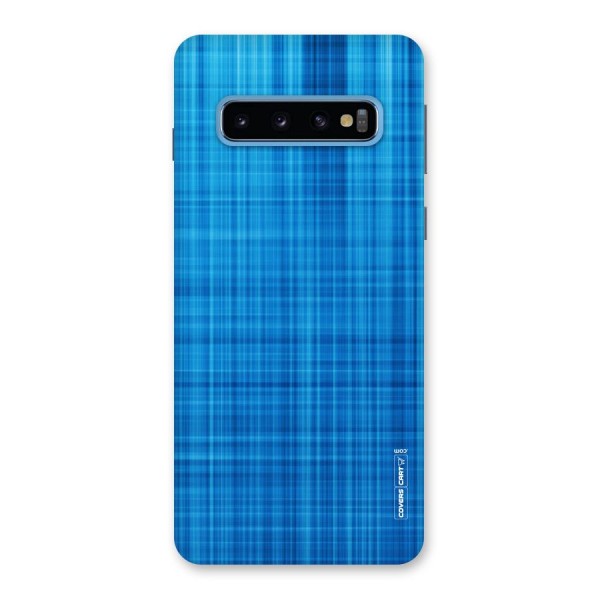Stripe Blue Abstract Back Case for Galaxy S10