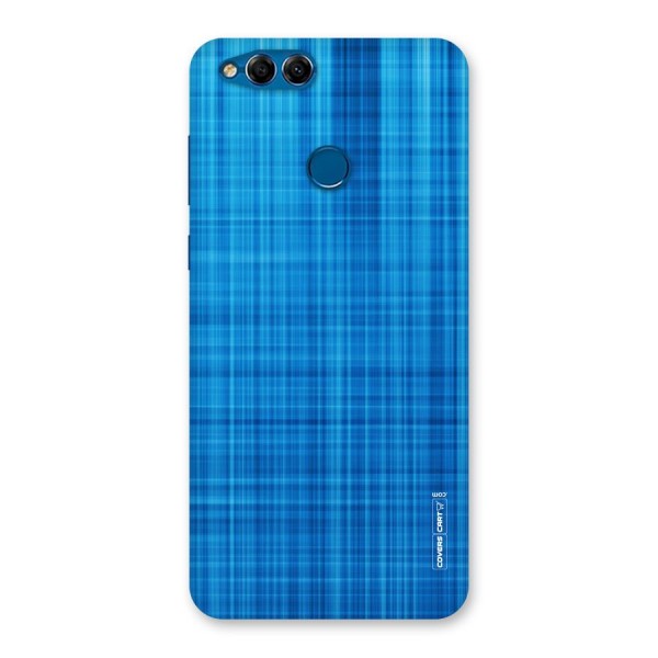 Stripe Blue Abstract Back Case for Honor 7X