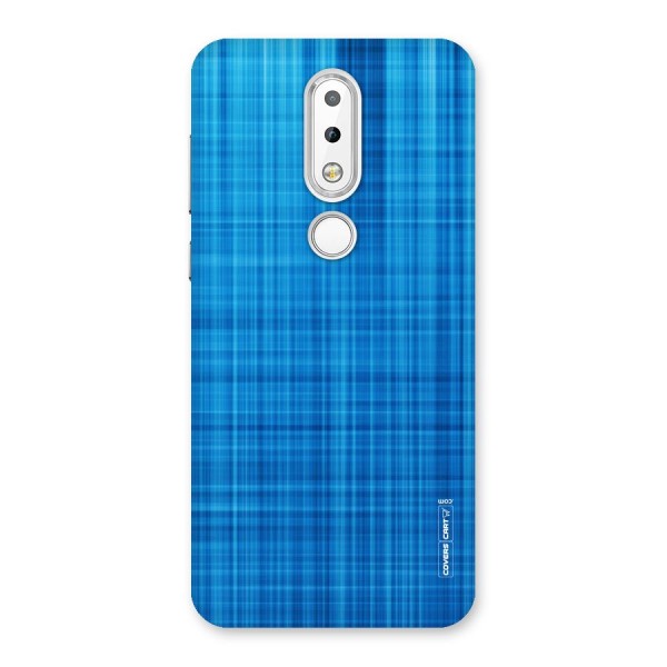 Stripe Blue Abstract Back Case for Nokia 6.1 Plus