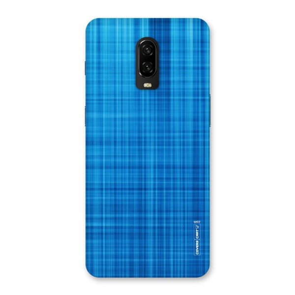 Stripe Blue Abstract Back Case for OnePlus 6T