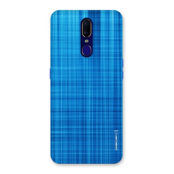 Stripe Blue Abstract Back Case for Oppo F11