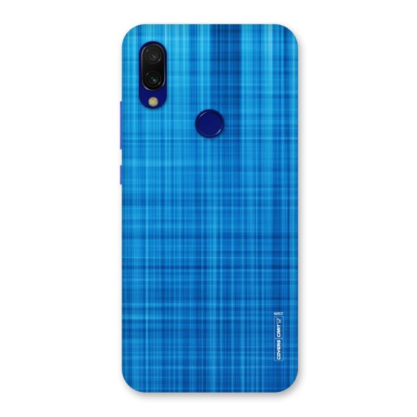Stripe Blue Abstract Back Case for Redmi 7