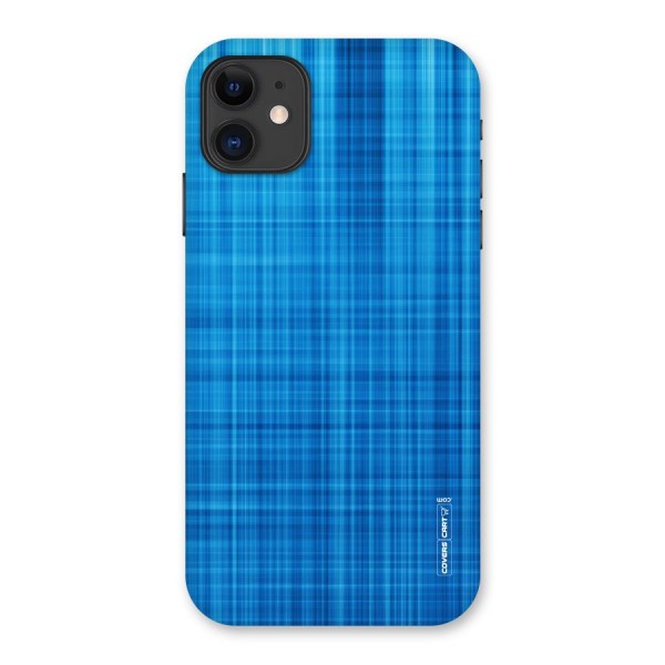 Stripe Blue Abstract Back Case for iPhone 11