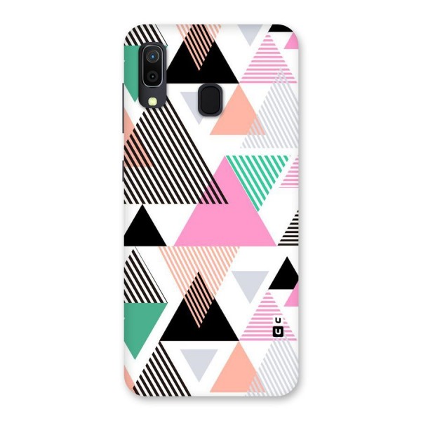 Stripes Abstract Colors Back Case for Galaxy A30