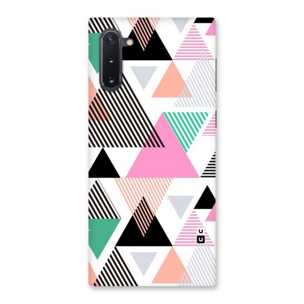 Stripes Abstract Colors Back Case for Galaxy Note 10