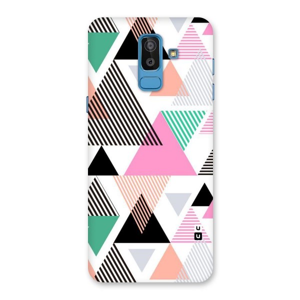 Stripes Abstract Colors Back Case for Galaxy On8 (2018)