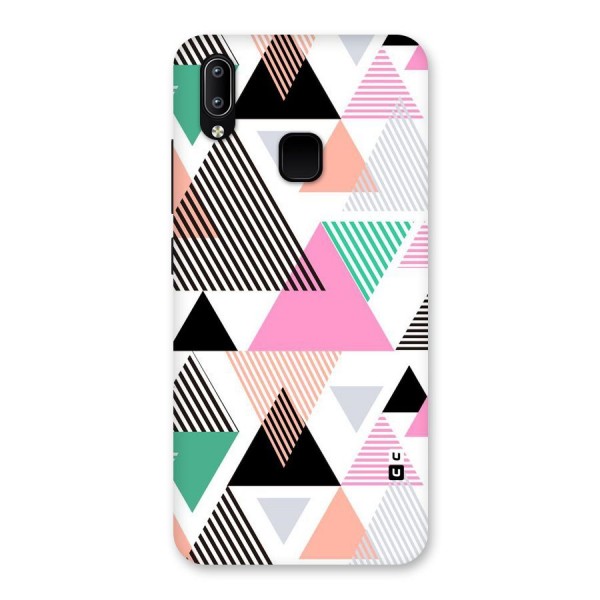 Stripes Abstract Colors Back Case for Vivo Y93