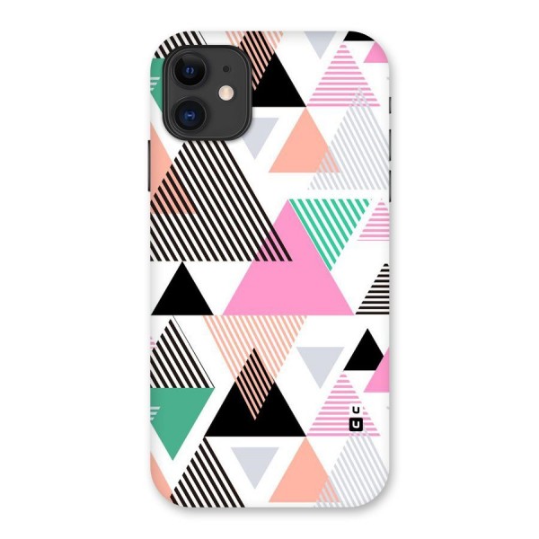 Stripes Abstract Colors Back Case for iPhone 11