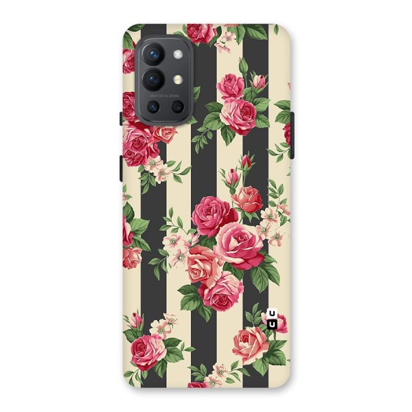 Stripes And Floral Back Case for OnePlus 9R